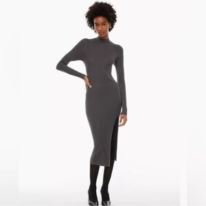 Aritzia Wilfred Alchemy Dress in Peppercorn Gray - XS